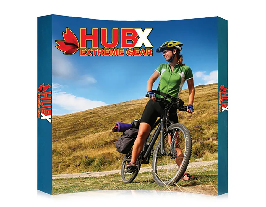 Backlit Curved Fabric Popup Second Image