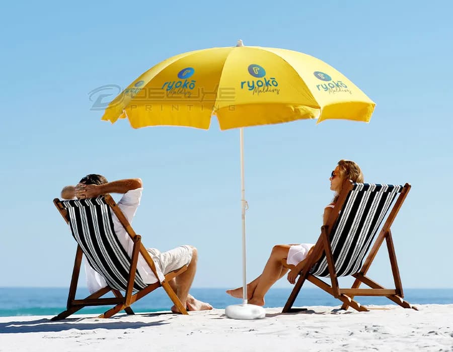 Beach Umbrella Printing Image