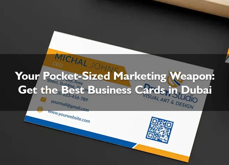 Custom Business Cards Dubai Banner Images