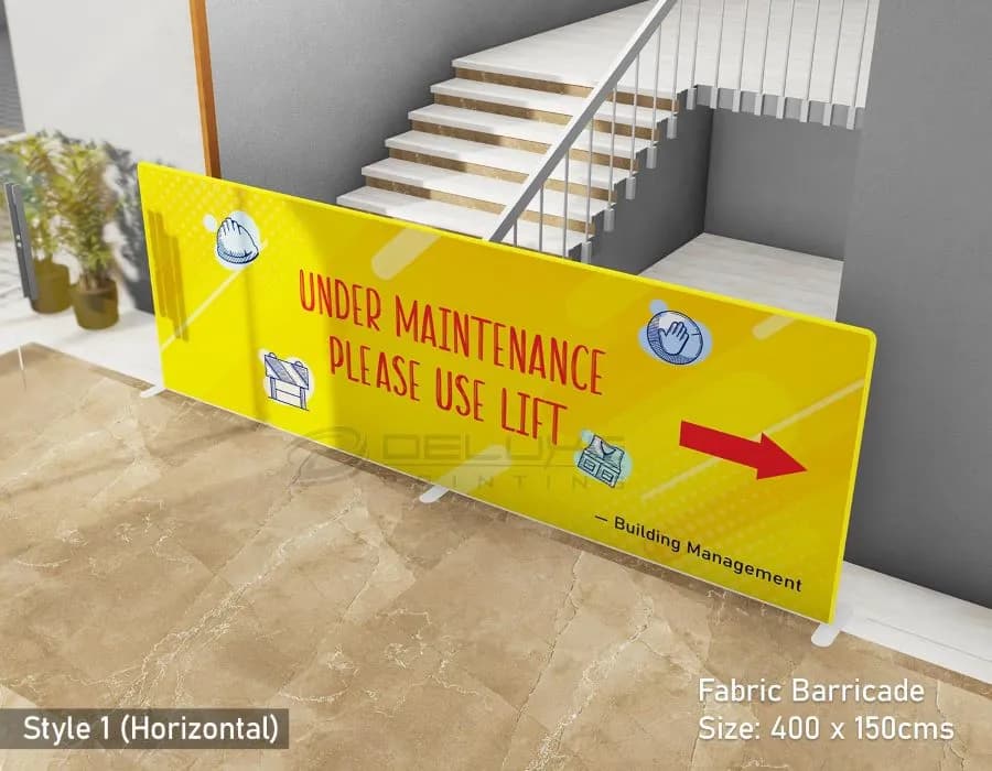 Fabric barricade Image