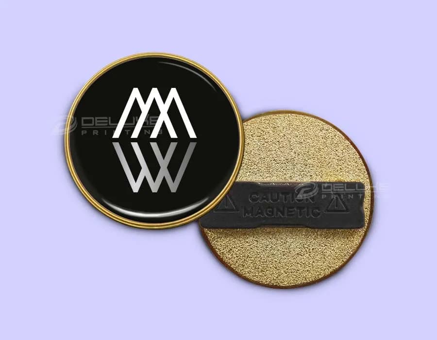 Metak Name Round Badges Printing Dubai Image