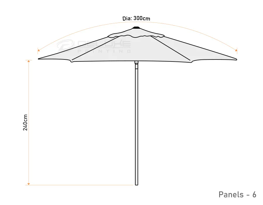 Panel 6 Parasol Umbrella Design Image