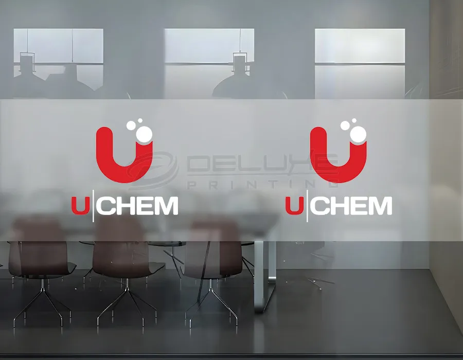 Printed Frosted Sticker Image