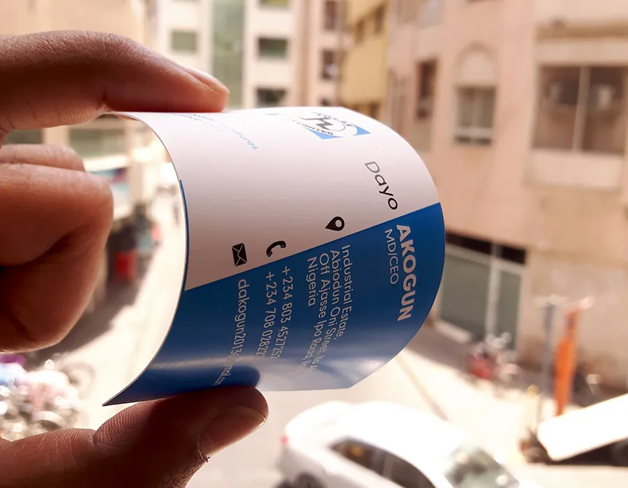 PVC Second Business Card Image