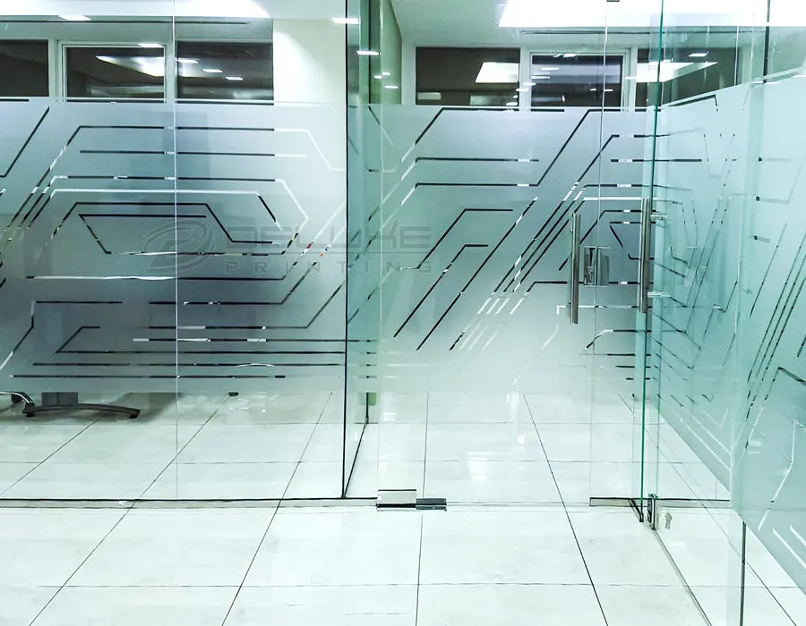 Reverse Cut Frosted Sticker Second Image