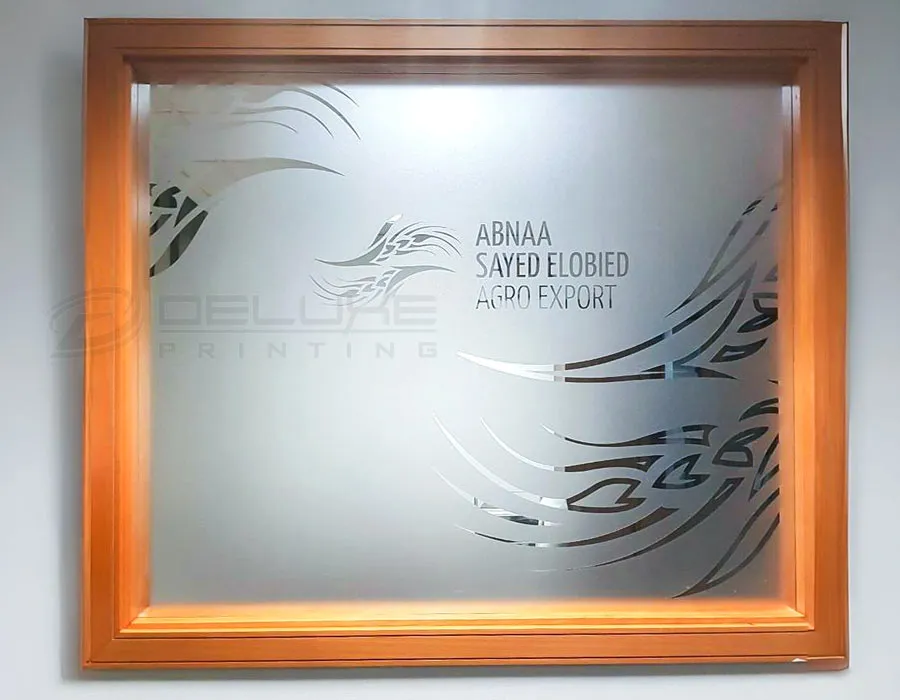 Reverse Cut Frosted Sticker Third Image