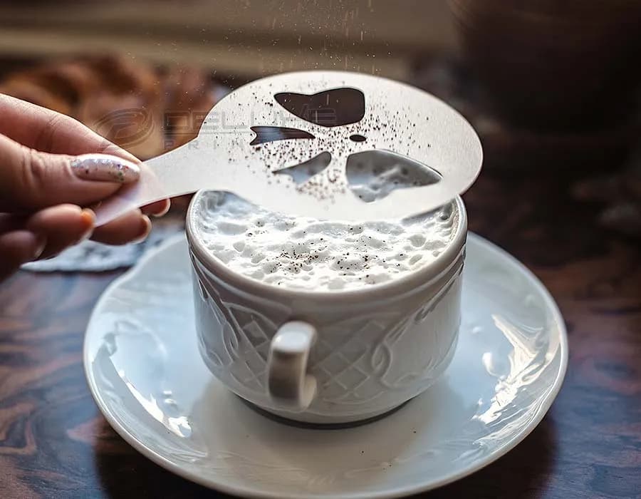 Polycarbonate Coffee Stencil Thumbnail 2 Image