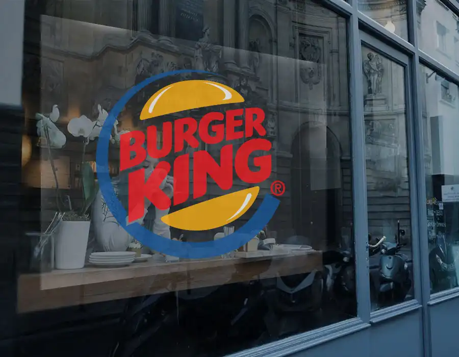 Square Clear Window Decal Image