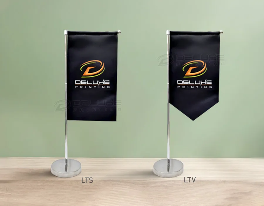 L-Shape Table Flags Image