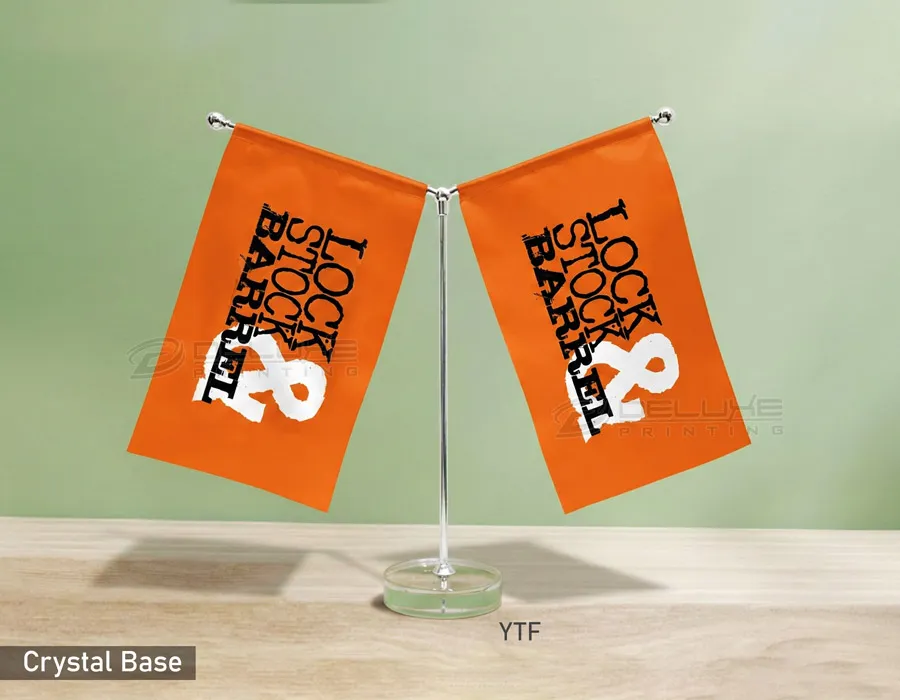 Y-Shape Table Flags Image