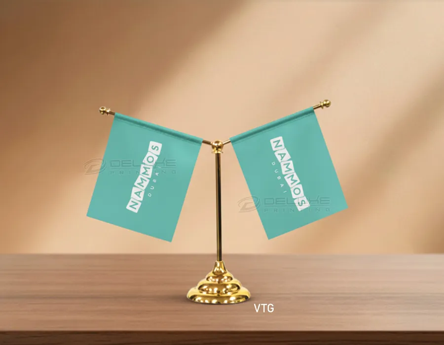 V-Shape Table Flags - Small Thumbnail 2 Image
