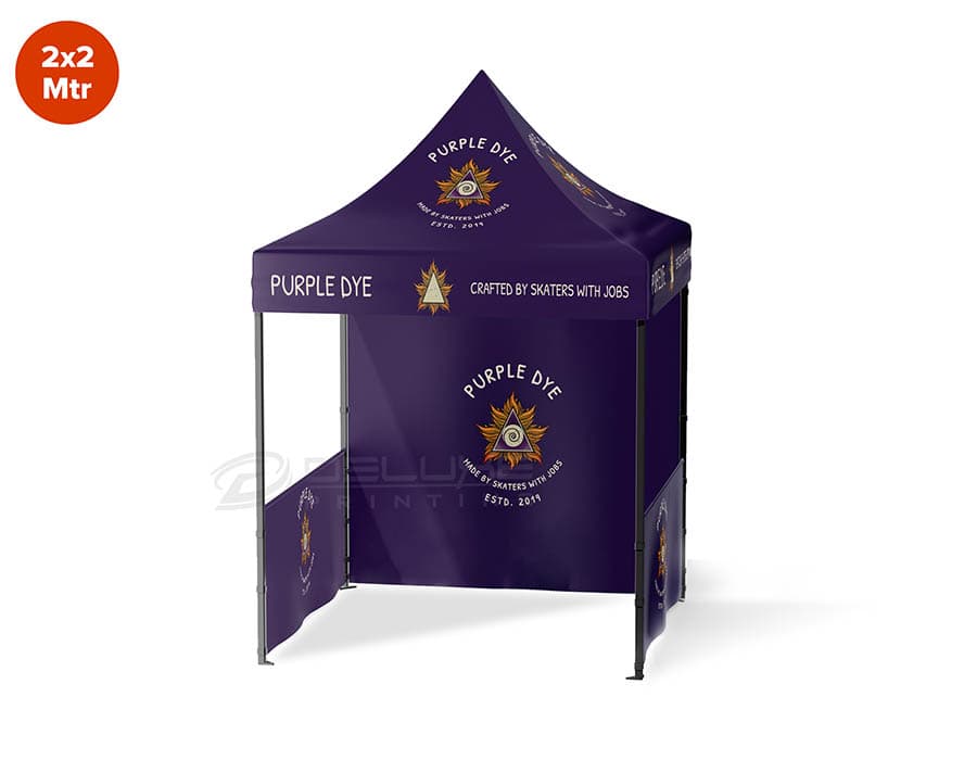 Tent Roof 2x3 Branding With Wall Image