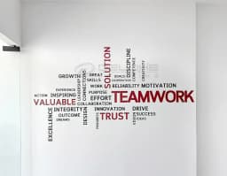 Wall Vinyl Lettering image