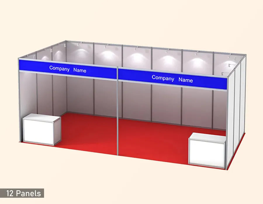 Twelth Panel Shell Scheme Booth Image