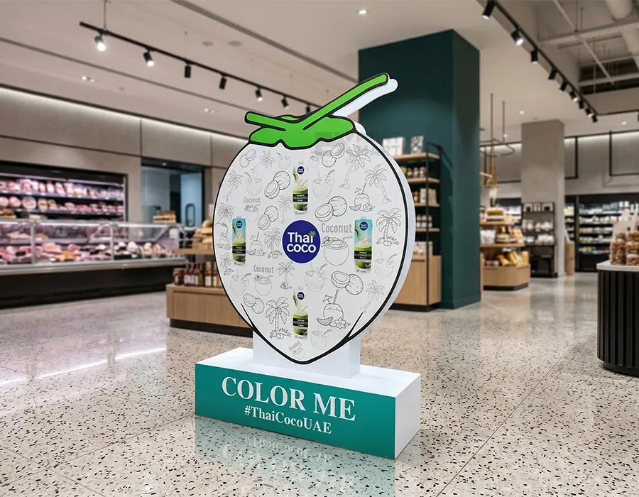 Floor Stading Display Side Image