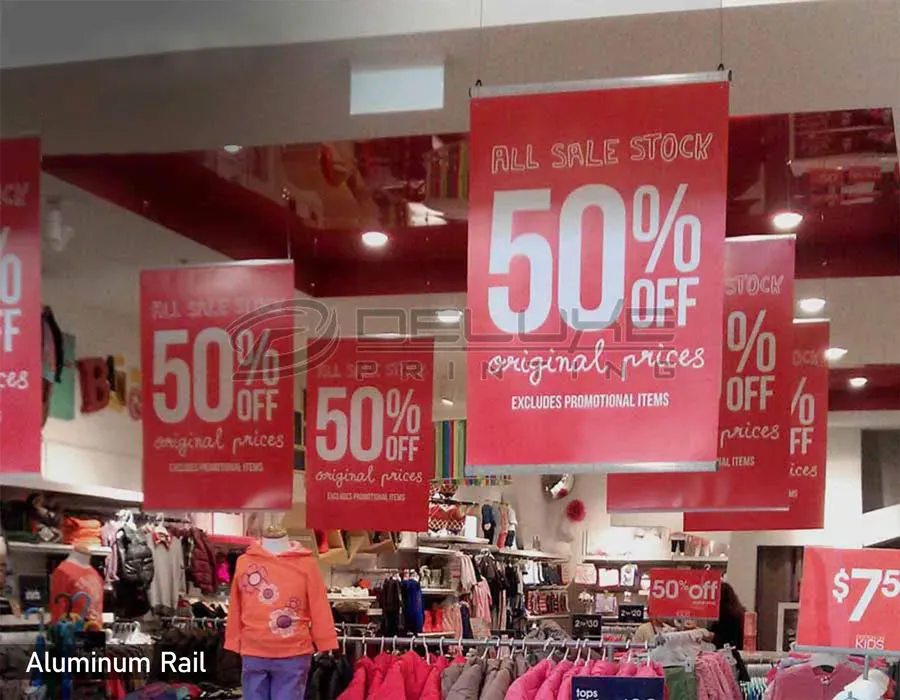 Aluminium Rail Hanging Poster Image