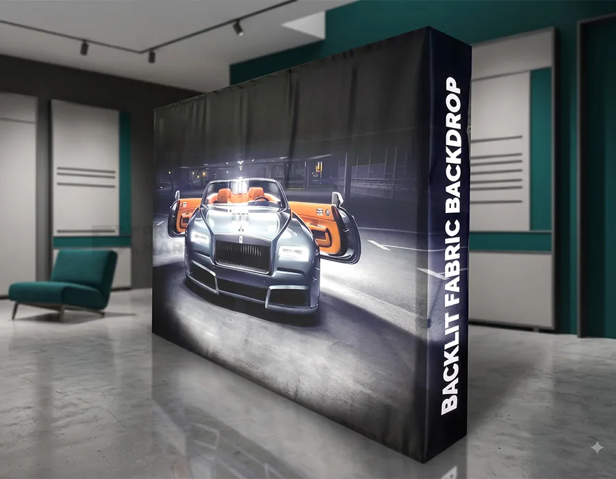 Backlit Fabric Popup Main Image