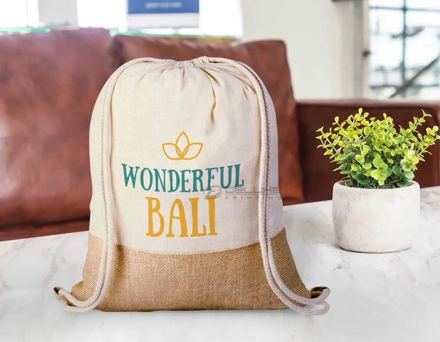 Cotton Bag With Jute Base Image