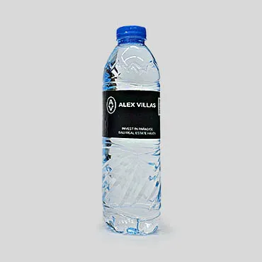 Water Bottle Label