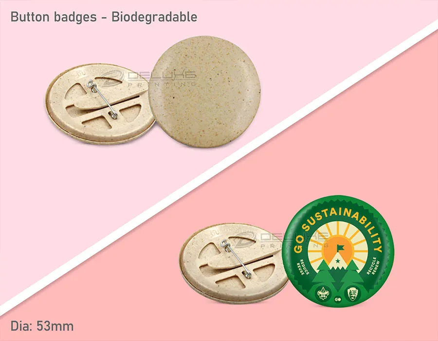 Button Name Badges Printing Dubai Image