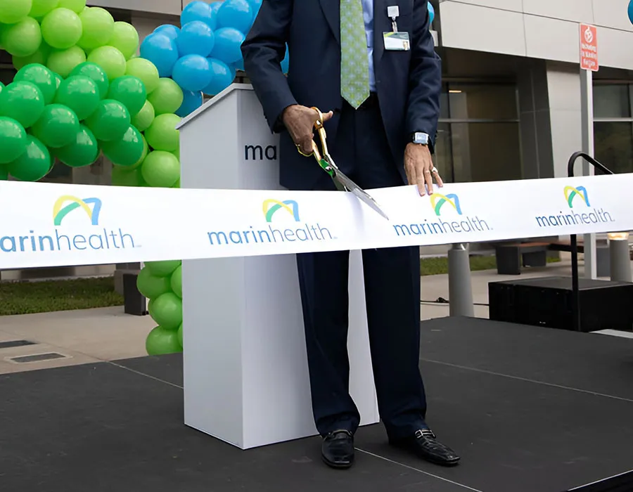 Ceremonial Ribbon Printing First Image