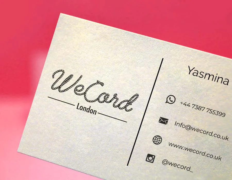 Classic - Ice Gold Business Cards