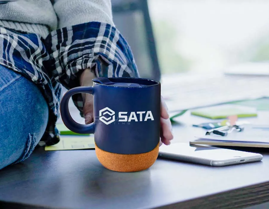 Cork Mug Printing Dubai Second Image