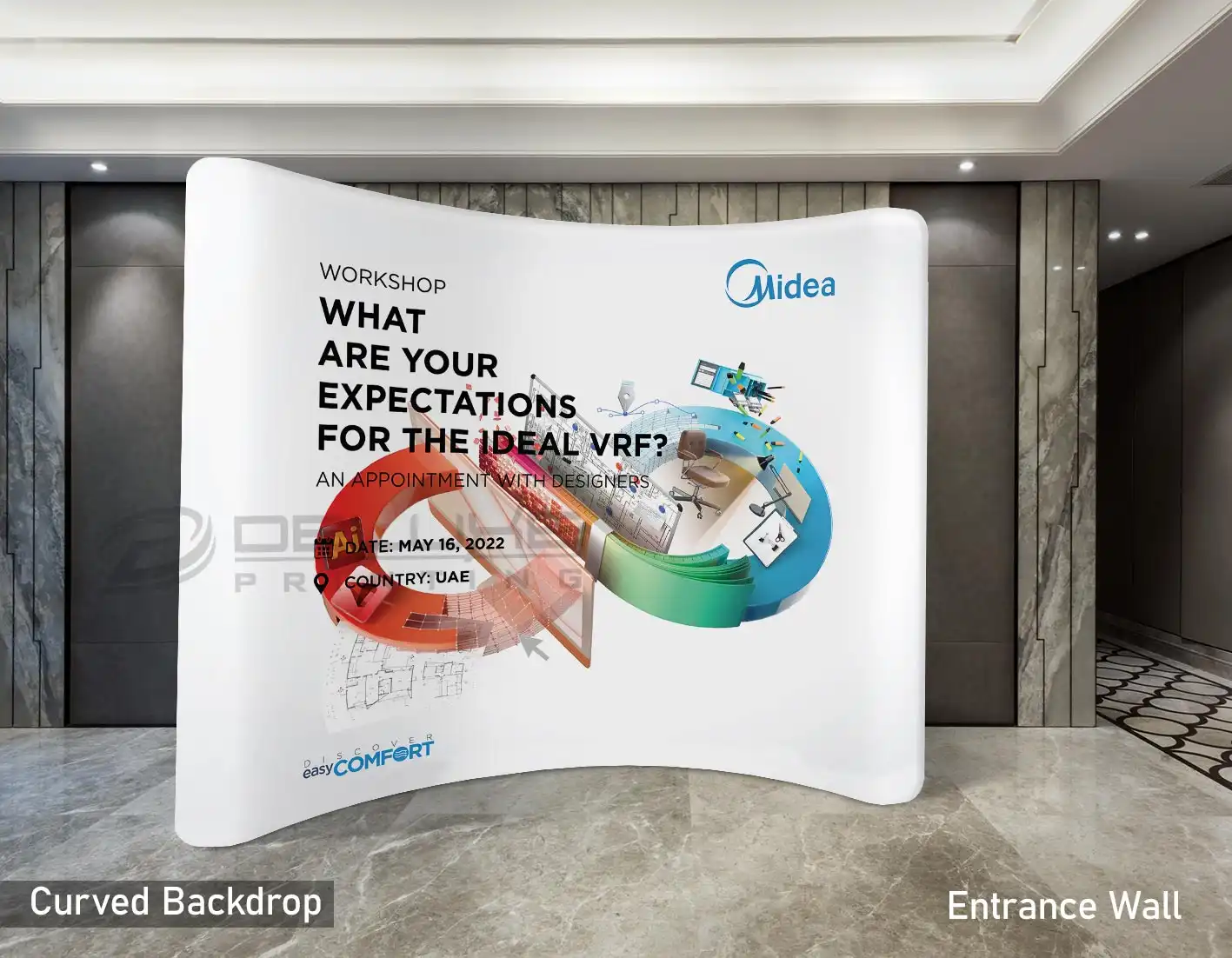 Curved Backdrop Image