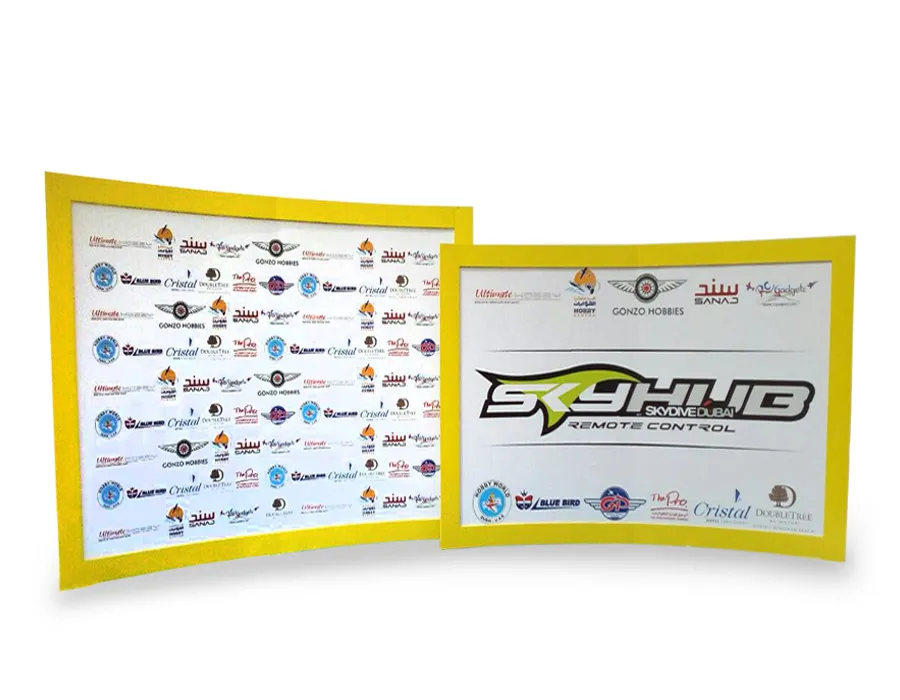 Curved Wooden Backdrop Second Image