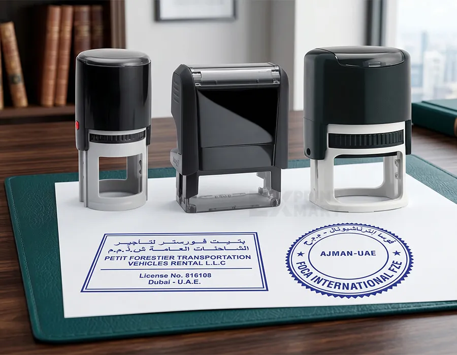 Self ink stamps dubai