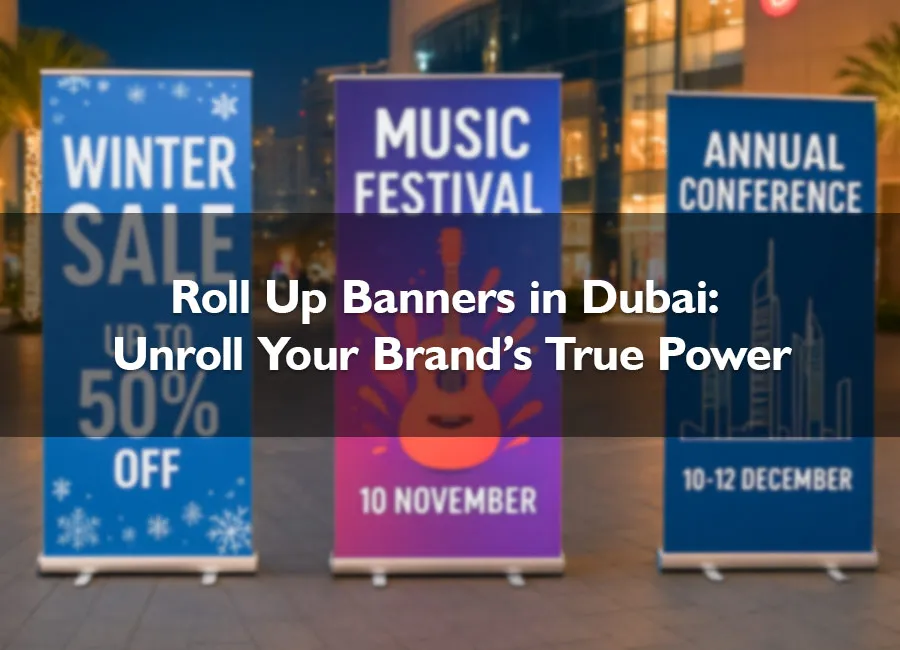 Custom Roll Up Banners Dubai Images