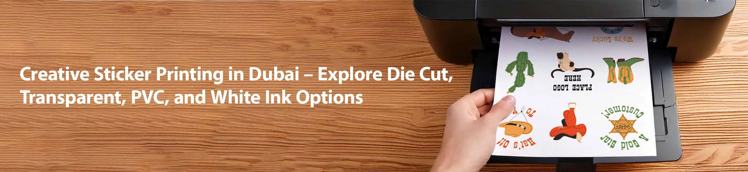 Custom Sticker for Packaging Dubai Images