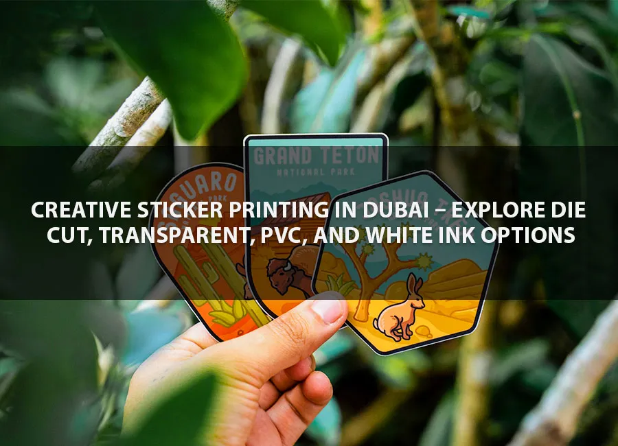 Custom Sticker for Packaging Dubai Images