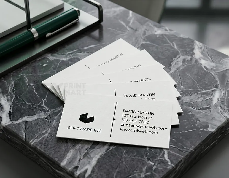 Embossed business cards uae