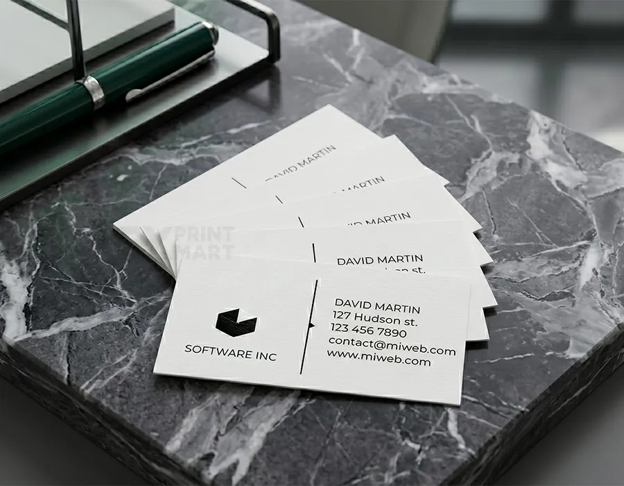 Embossed business cards uae