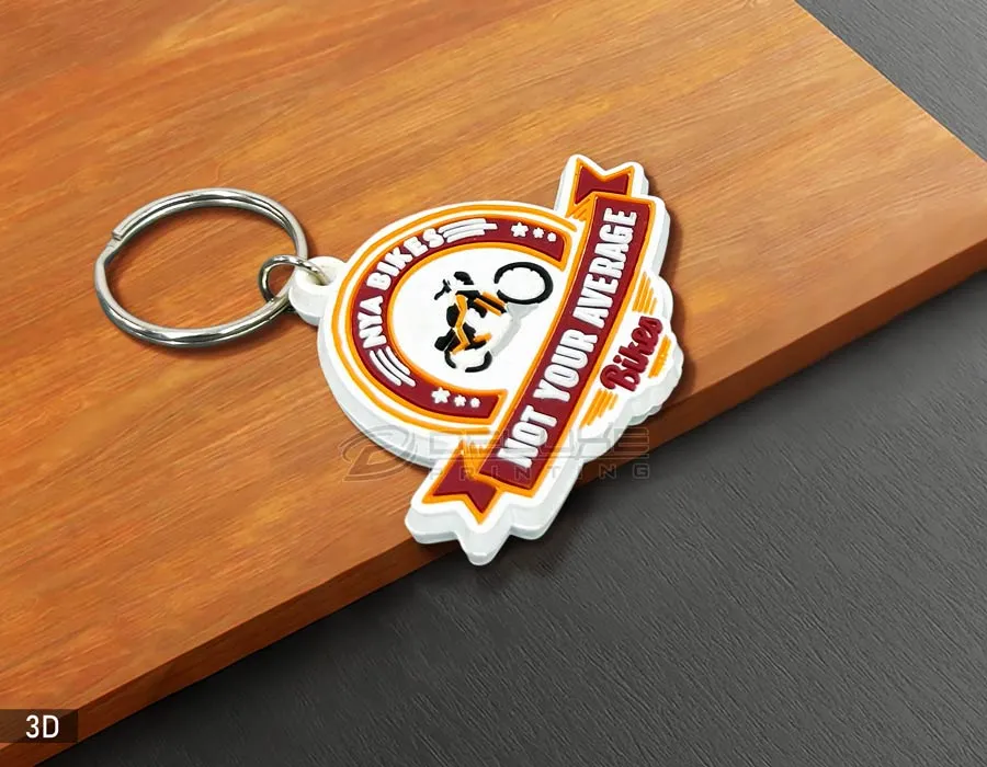 Rubber Keychain Thumbnail 3 Image