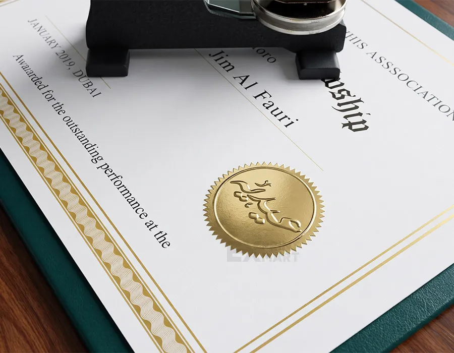 Embossing Seal Forth Image