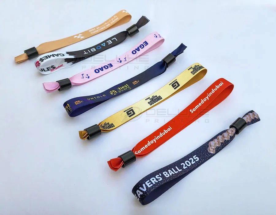 Fabric Wristbands Printing Dubai Image