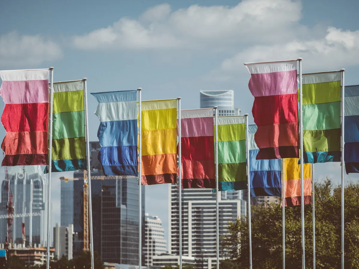Festival Flags Dubai Image