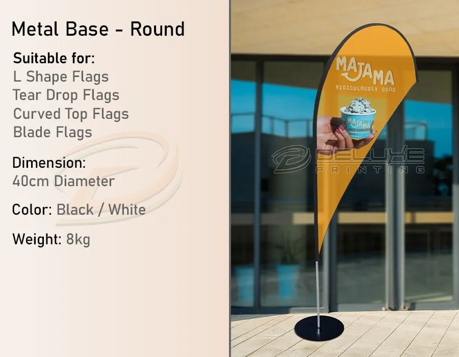 Metal Base - Round Thumbnail 2 Image