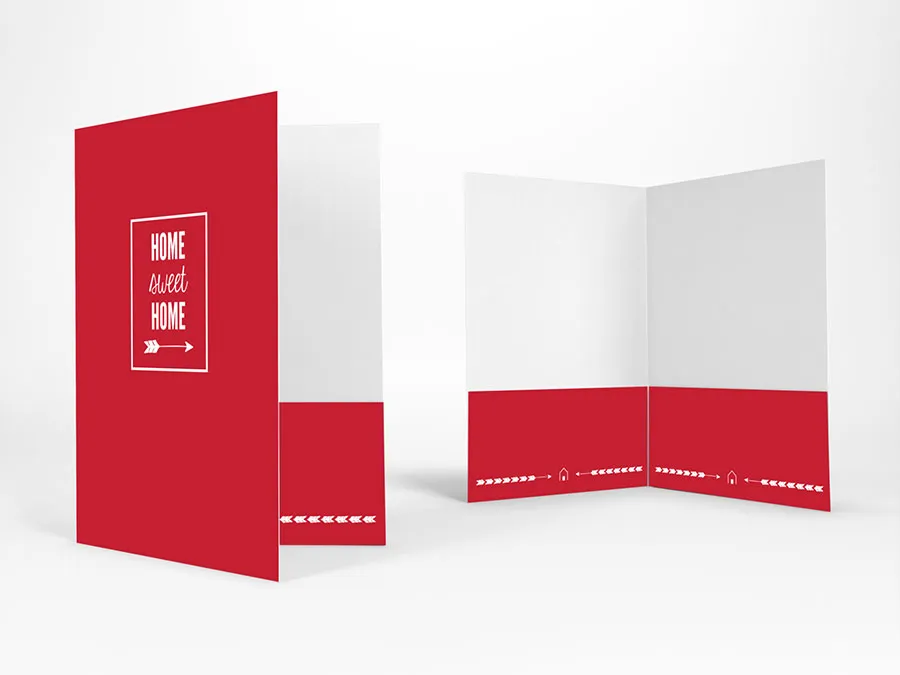 Folder Double Pocket Printing Image