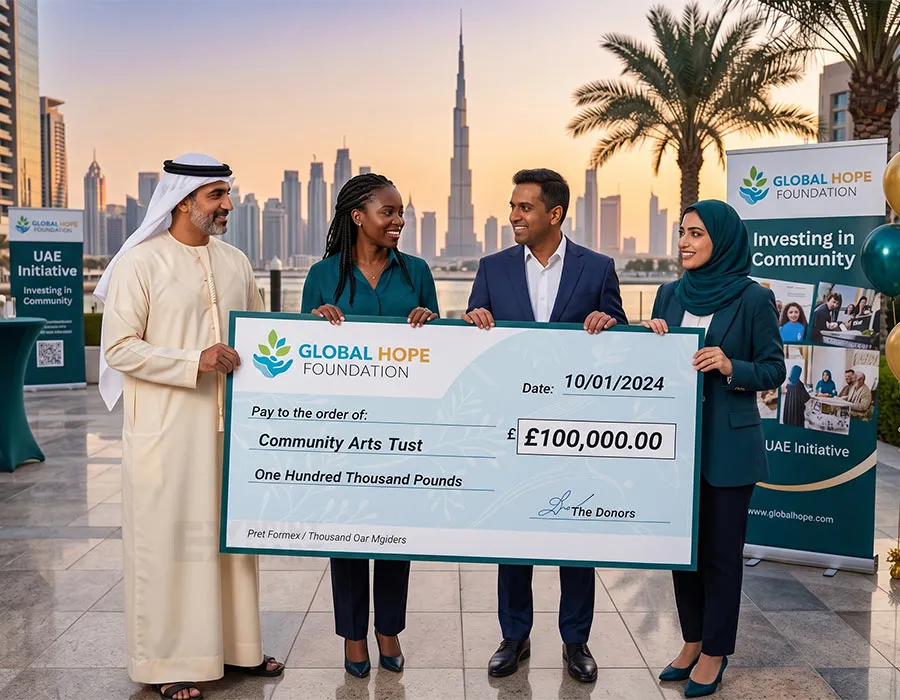 Giant checks dubai