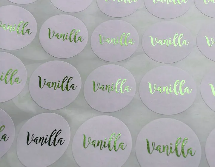 Green Foil Stickers Dubai Image Image