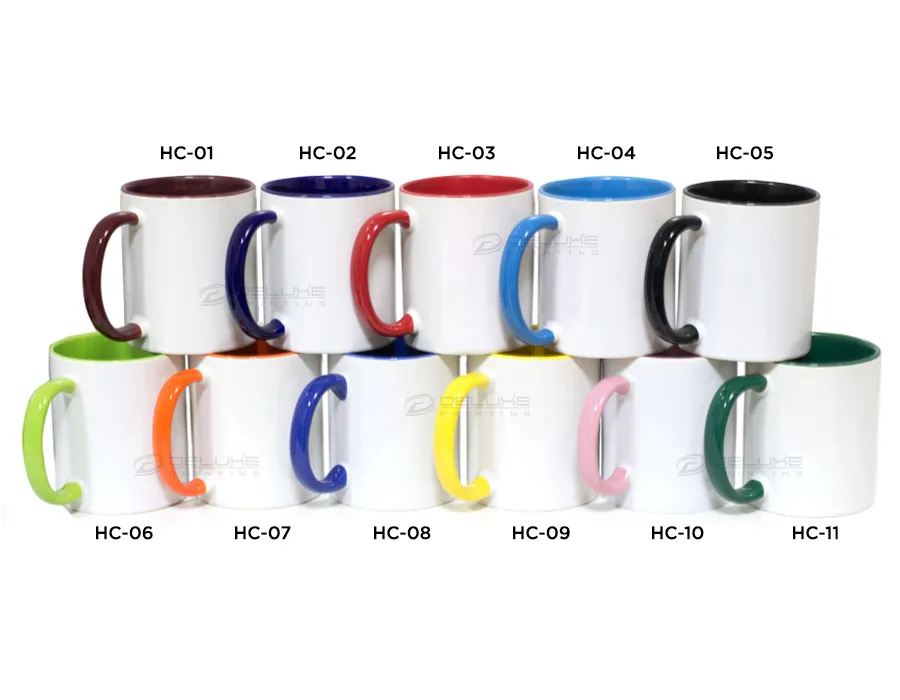Half Coloured Mug Printing Second Image