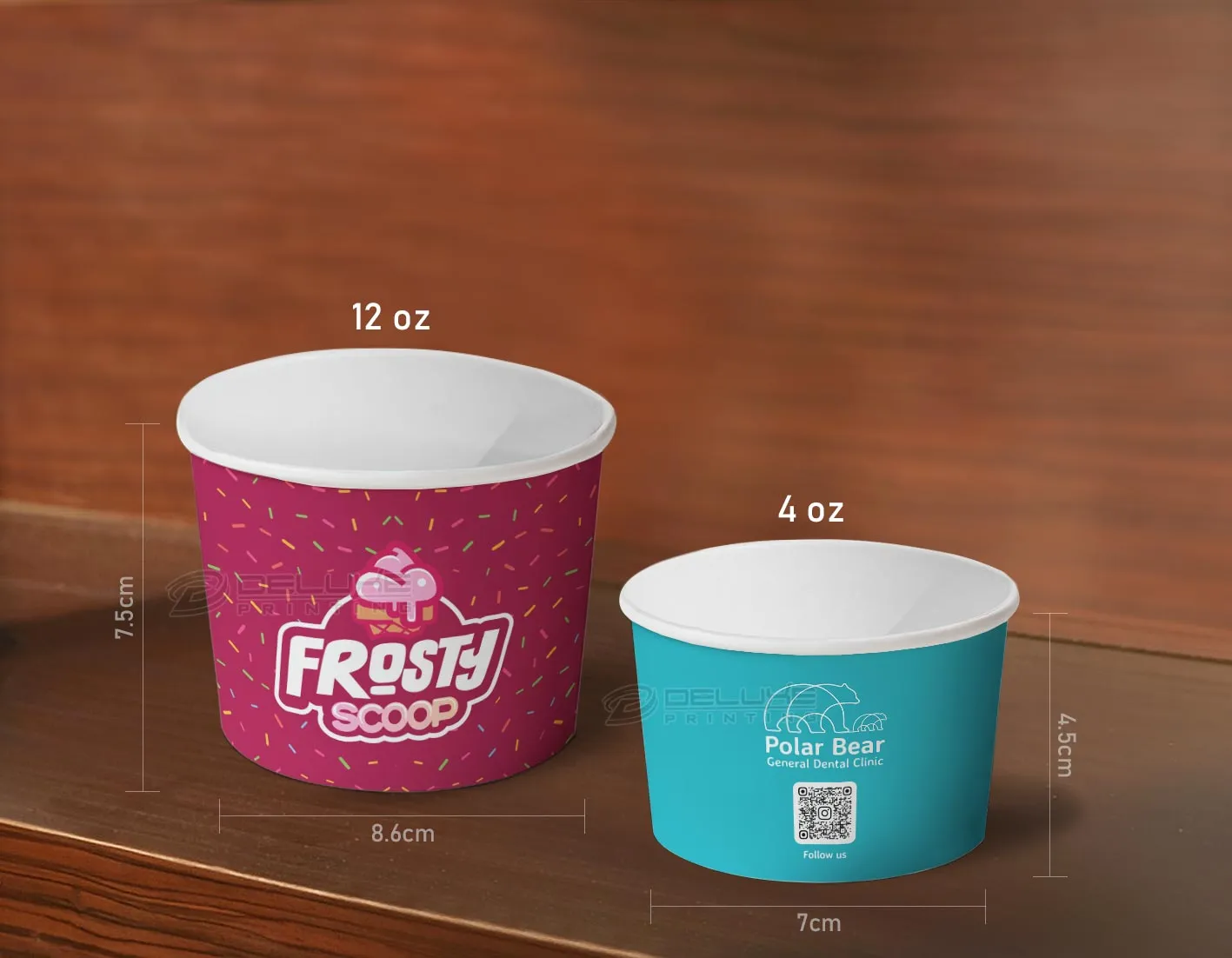 Ice Cream Cups Sizes Image