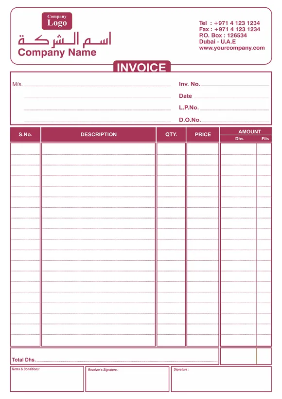 Invoice 014 Image