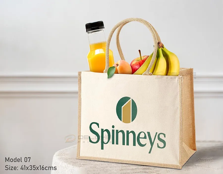 Jute Bag – Two Tone Image