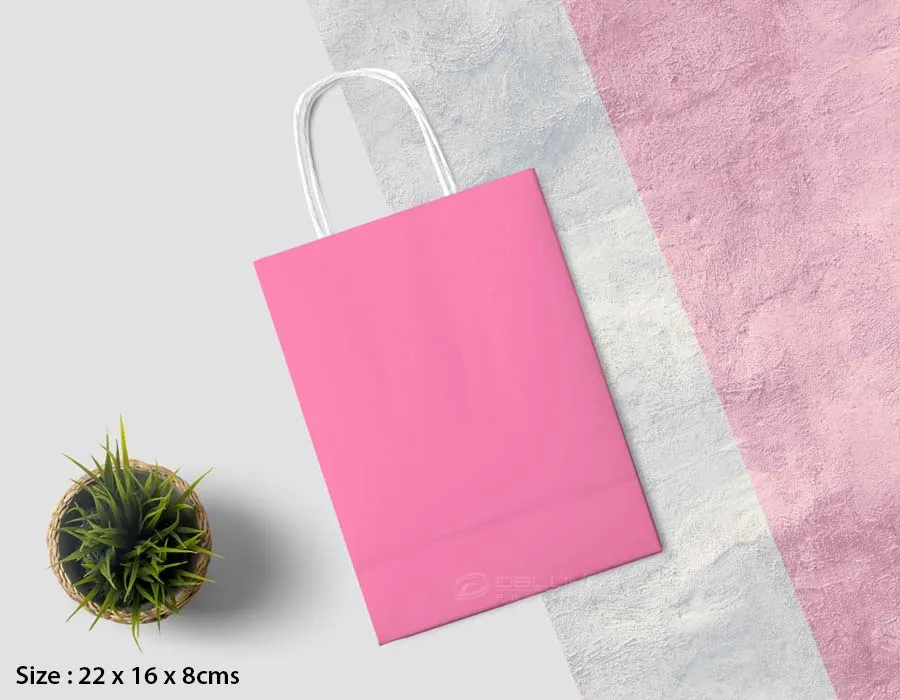 Kraft Bags Colors Printing Dubai Third Image