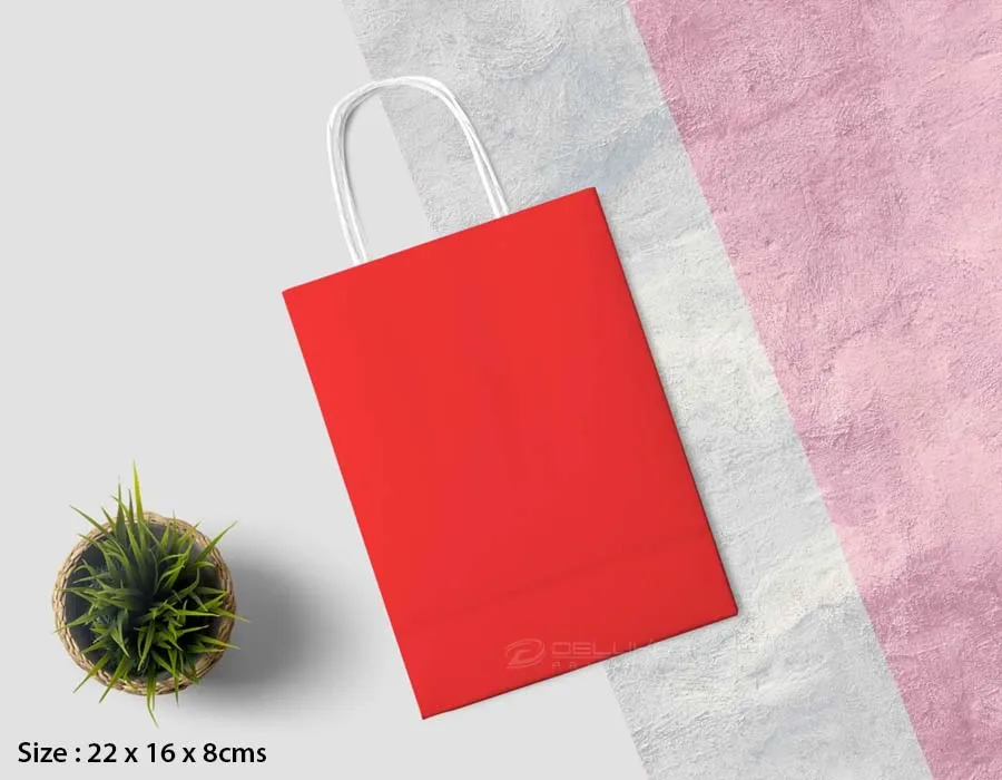 Kraft Bags Colors Printing Dubai Sixth Image