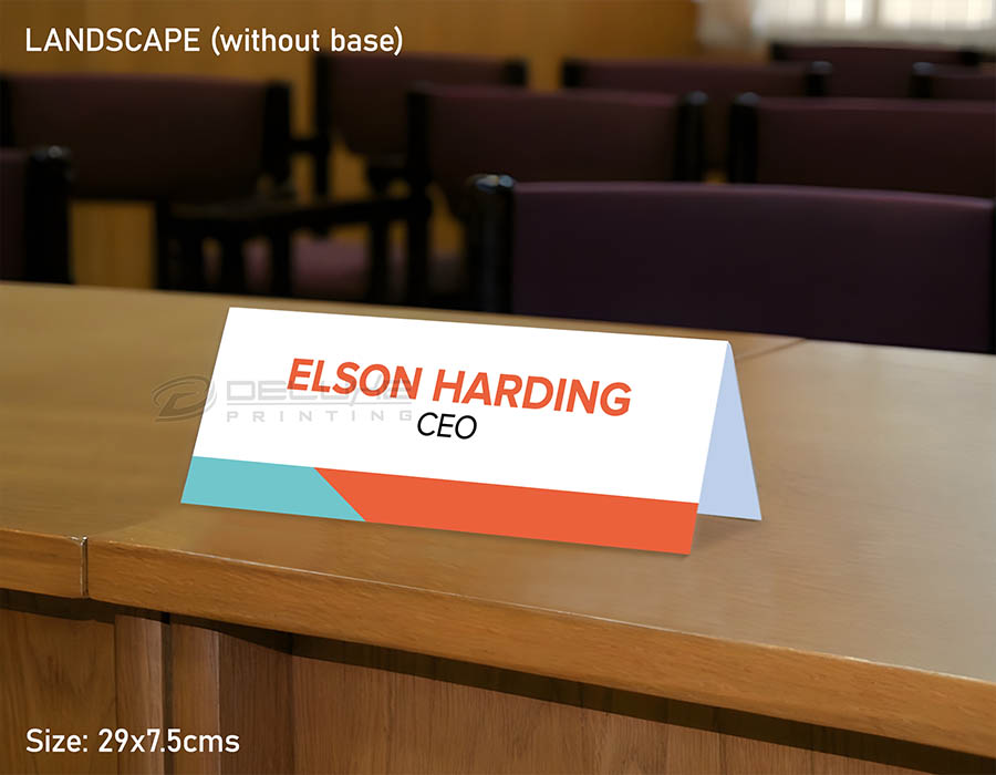 Landscape Name Tent Card First Image